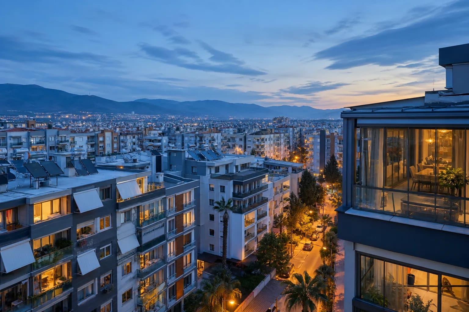 Residential balconies in Aydın