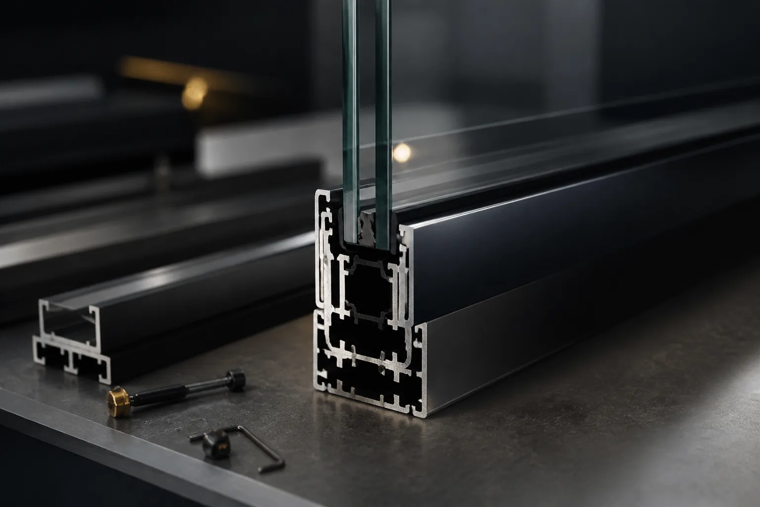 Glass and aluminum craftsmanship — Lumina