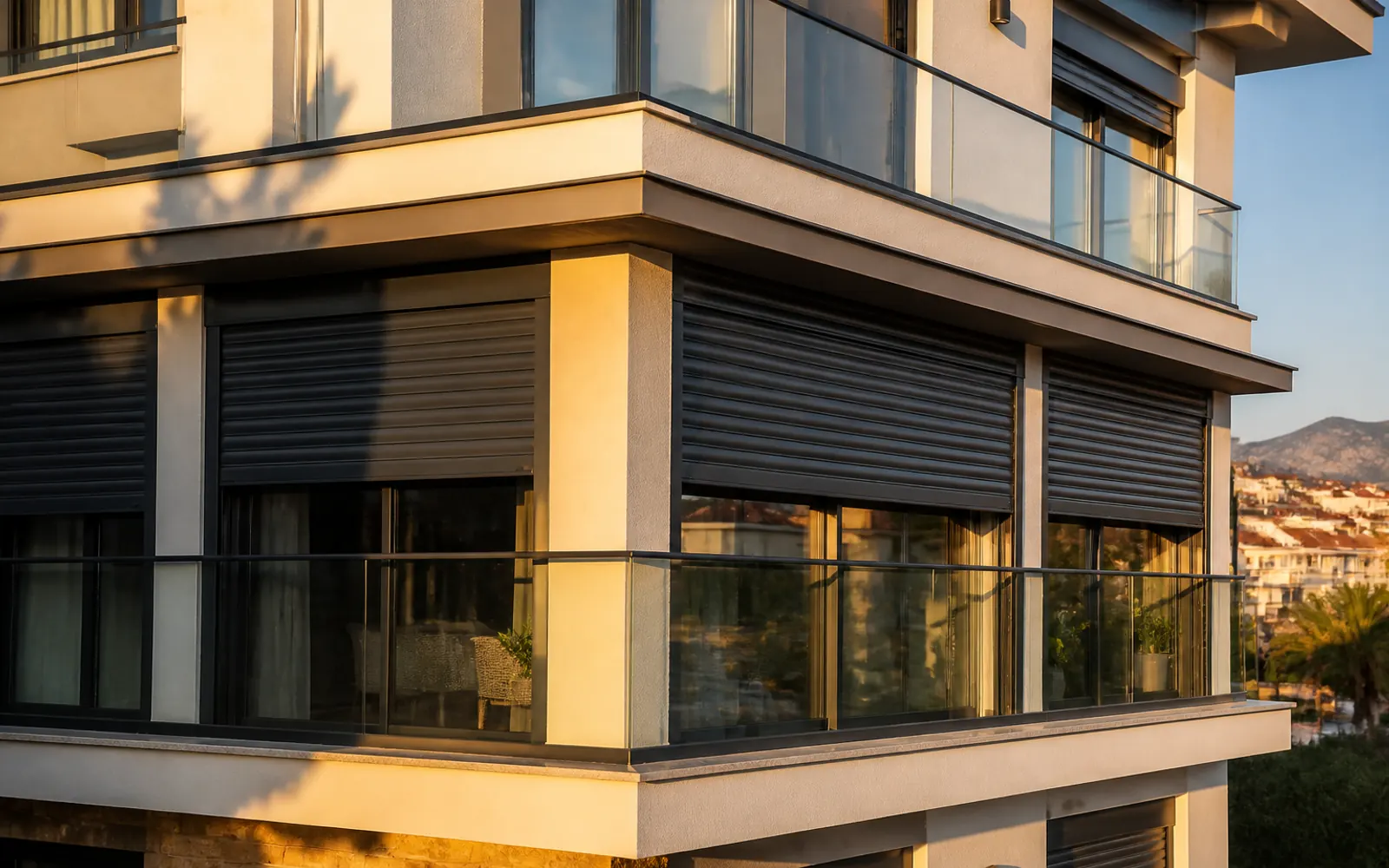 Aydın aluminum roller shutters — Lumina Cam Balkon
